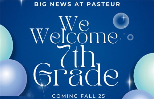  7th grade announcement
